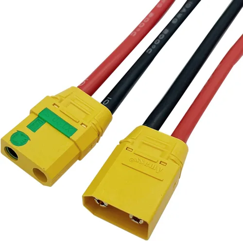 Vista 5 de XT90-S - Cable de extensión de enchufe hembra a XT90 macho Cable de extensión de cable de silicona 10AWG para batería RC Lipo FPV Drone