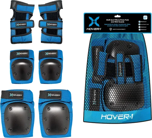Vista 8 de Hover-1 Protective Elbow Pads, Knee Pads, Wrist Guards, Padded Shorts, Tank Top, T-Shirt - Hard PP Shells for Impact Resistance & EVA Foam
