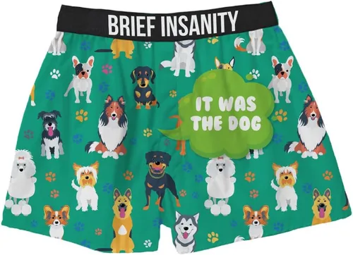 Vista 28 de BRIEF INSANITY Funny & Comfy Boxer Shorts and Pajama Pants for Men & Women Novelty Graphic Underwear & Loungewear