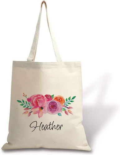 Vista 9 de Lillian Vernon Personalized Canvas Tote Group
