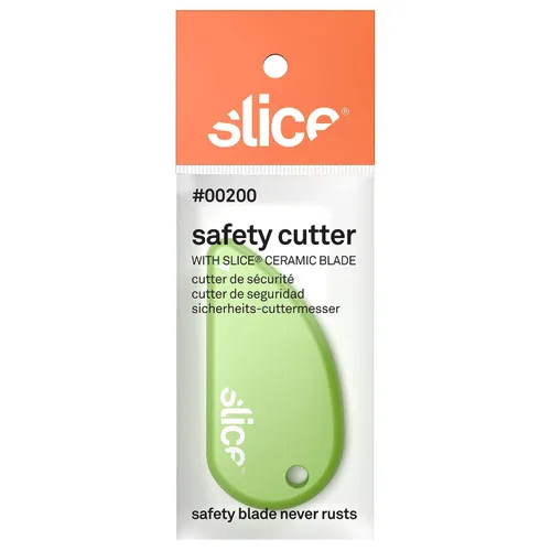 Vista 5 de Slice 10515 Mini cortador de caja y micro hoja de cerámica, cortador de seguridad, apto para dedos, corta embalaje de ampolla, papel e ideal para La
