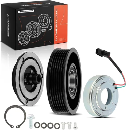 Vista 10 de A-Premium Kit de embrague de compresor de A/C compatible con Nissan NV200 2.0L 2013-2021, con polea de 6 ranuras