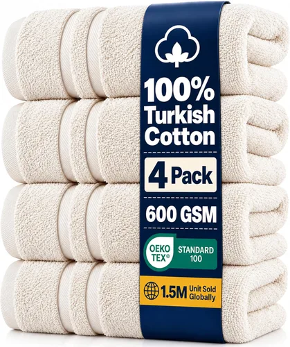 Vista 76 de Hawmam Linen - Juego de toallas de algodón turco original prémium, calidad de hotel para máxima suavidad y absorción, para cara, manos, cocina
