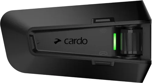 Vista 2 de Cardo PACKTALK PRO - Sistema de comunicación para casco de motocicleta, detección de choques, encendido/apagado automático, montaje de aire