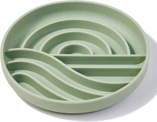Vista 19 de OHMO Slow Feeder Dog Bowl, 5.9" Lick Mat for Dogs, Diamond, Camo Green verde (camo green)