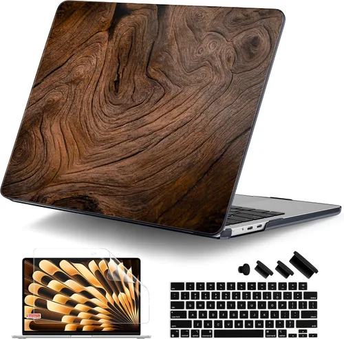 Vista 37 de DONGKE Funda compatible con M5 MacBook Air de 15 pulgadas 2026 2025-2023 A3448 A3241 A3114 A2941 M4 M3 M2 Pantalla de retina líquida Touch ID
