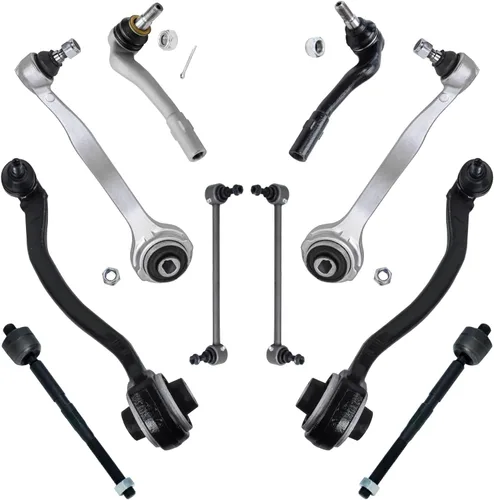 Vista 223 de Detroit Axle - Kit de suspensión delantera de 10 piezas para Chevrolet Trailblazer GMC Envoy 2004-2007 2005 2006 Soportes de brazo de control