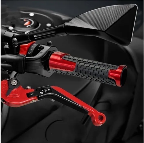 Vista 3 de Motocicleta para Y&AMAHA XT660Z 2004-2017 2016 2015 XT660 XT 660 Z 660Z motocicleta 7/8 pulgadas 0.866 in goma antideslizante manillar manillar Negro