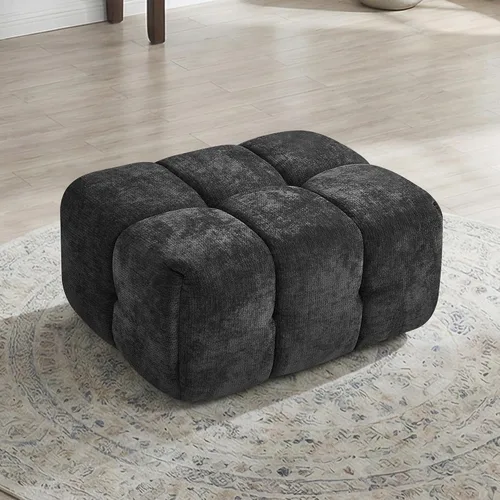 Vista 10 de Sofá de dos plazas seccional modular sin armazón de 78.7 pulgadas, sofá nube capitoné con asiento profundo, sofá de chenilla para sala de estar