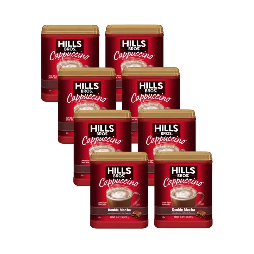 Vista 24 de Hills Bros. Café con Sabor (Cappuccino clásico, 14 onzas (paquete de 2))