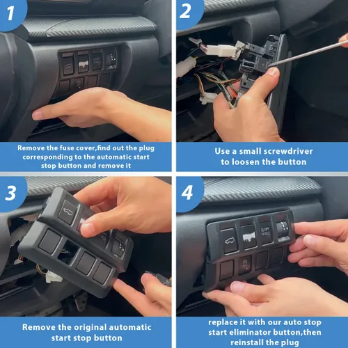 Vista 5 de Eliminador de parada de arranque automático para Subaru Forester Legacy Outback, controlador/cancelador/desactivar/eliminar para 2019-2023 Forester