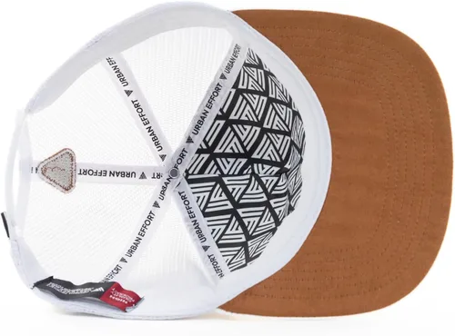 Vista 130 de Urban Effort Gorra trasera de malla, para hombres y mujeres, gorra de béisbol de 5 paneles, gran cierre a presión para caza y senderismo