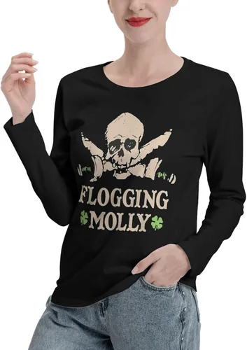 Vista 2 de Women's Fall Long Sleeve Tshirts Womens Fashion Shirt Tops Crew Neck T-Shirts Clothing