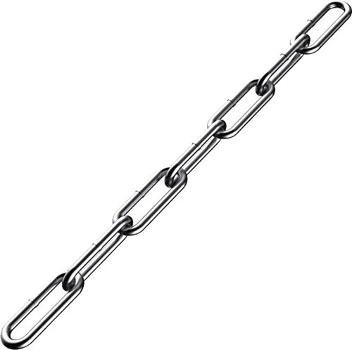 Vista 10 de Cadena de Acero Inoxidable, Lsqurel Cadena de Eslabones de Metal de 6.5 pies, Cadena de Servicio Pesado de 1/4 pulgadas, Cadena de Utilidad, Cadena