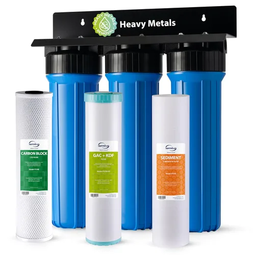 Vista 9 de iSpring Sistema de filtro de agua para toda la casa de eliminación de plomo probado por SGS, reduce sedimentos, cloro y hasta un 99% de plomo
