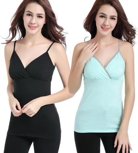 Vista 5 de Camiseta de lactancia Cami - Corpiño de dormir para maternidad y lactancia
