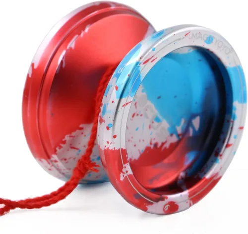 Vista 2 de MAGICYOYO V6 Yoyos Pro Responsive Yoyo & Yoyo sin respuesta para niños adultos, principiantes a avanzados Yoyo Metal con rodamiento que no responde