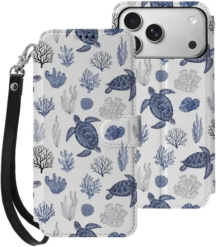 Vista 26 de SWEET TANG Compatible with iPhone 17 Pro Wallet Case Women PU Leather Shockproof Protective Folio Flip Cover (Chicken Chickens)