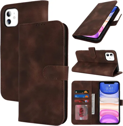 Vista 16 de Funda tipo cartera para iPhone 8 Plus iPhone 7 Plus con tarjetero para iPhone 8 Plus, funda tipo cartera para mujeres y hombres, de piel sintética