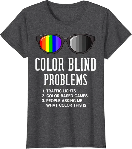 Vista 3 de Color Blind Problems - Camiseta para regalo con gafas de prueba
