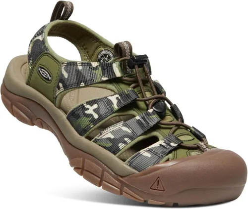 Vista 49 de KEEN Newport H2 Sandalias de punta cerrada para hombre Aleación/oro crema