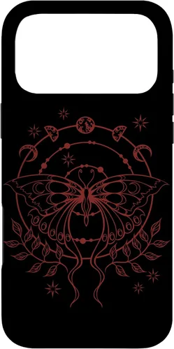 Vista 22 de Alt Emo Fairy Grunge Fairycore Goth Moth Moon Phases Case for iPhone 16