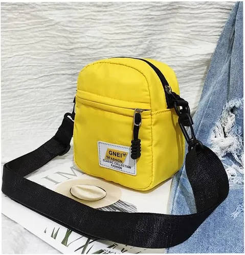 Vista 7 de Bolsos cruzados de nailon para mujer, bolso cruzado pequeño, monederos para mujer, bolso cruzado estético