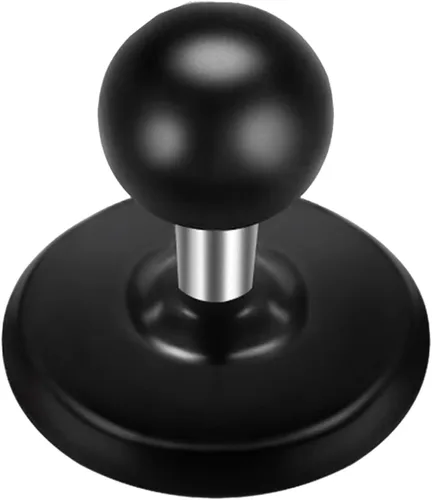 Vista 3 de Base de bola adhesiva flexible con bola de 1 pulgada compatible con brazo de doble enchufe RAM Mounts tamaño B, adaptador de cabeza de bola de 1