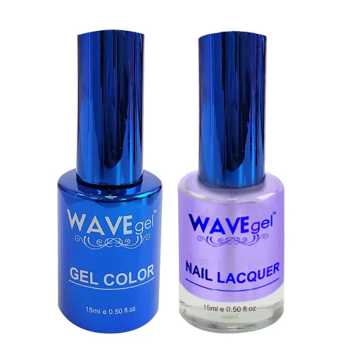 Vista 6 de WAVEGEL - Juego dúo de gel y esmalte de uñas a juego - Colección Royal - #001 ¡Blanco sobre blanco! I 0.5 onzas