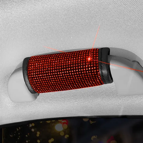 Vista 23 de Paquete de 2 fundas brillantes para manija de puerta de seguridad para automóviles, con cristales brillantes, almohadillas protectoras para manija