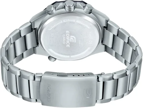 Vista 4 de Casio Edifice ECB-10DB-1ADF Reloj analógico de cuarzo plateado de acero inoxidable para hombre