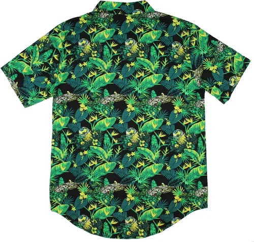 Vista 4 de Star Wars Millennium Falcon and R2-D2 Tropical Hawaiian Camisa para hombre