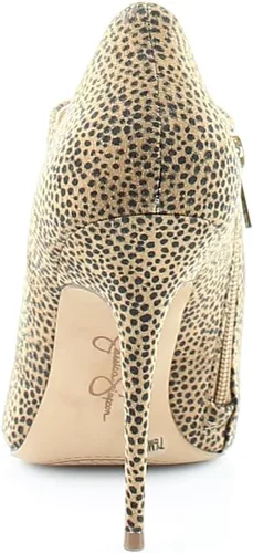 Vista 4 de Jessica Simpson Botines Carolie de piel sintética con plantilla cómoda para mujer