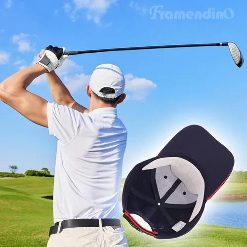 Vista 3 de Framendino, Paquete de 100 almohadillas desechables para gorro de golf para hombres y mujeres, color blanco, Blanco