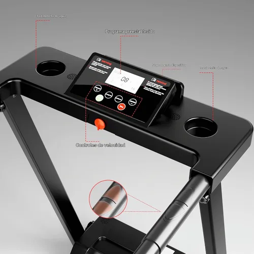 Vista 7 de KEY2FUN Caminadora para caminar con pasamanos largos para equilibrio, máquina de ejercicios de recuperación de fitness, cintas de correr