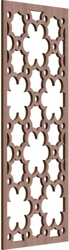 Vista 151 de 9 3/8"W x 24 3/8"H x 1/4"T Southgate Decorativos Paneles De Pared De Madera Calado, Abedul