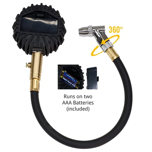 Vista 5 de JACO Superior Products ElitePro - Medidor digital de presión de neumáticos, precisión profesional - 200 PSI