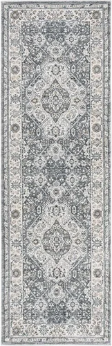 Vista 62 de SAFAVIEH - Colección Isabella, alfombra decorativa - 2'2" x 5', azul y crema, diseño oriental, no desprende pelusa y fácil cuidado, ideal para áreas
