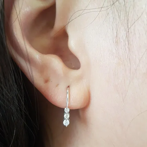 Vista 4 de Dazzlingrock Collection - Pendientes de aro
