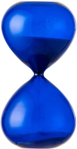 Vista 4 de Reloj de arena 15 minutos de arena temporizador azul oscuro, reloj de arena control de tiempo medición niños juegos herramientas oficina escritorio