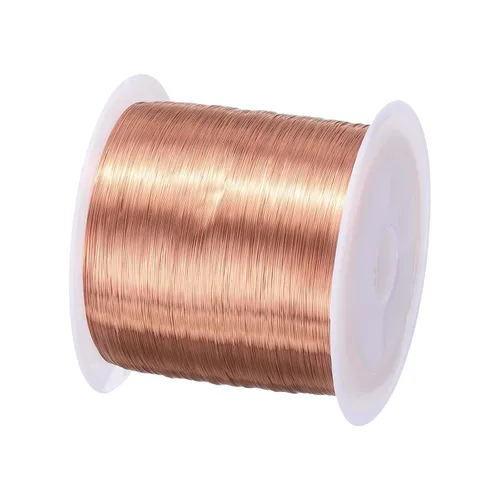 Vista 130 de MECCANIXITY - Alambre magnético de calibre 46 AWG - 0.04mm Hilo de cobre esmaltado - Bobina de alambre magnético de 14669 pies (4471m) - 50g Grado F