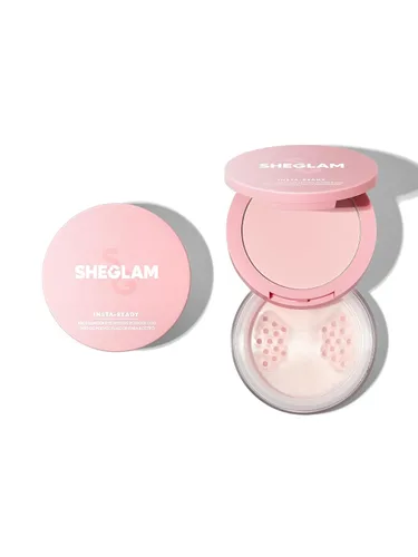 Vista 8 de SHEGLAM Polvo Facial Insta-Ready Polvo Suelto para Ajuste Bajo los Ojos - Bisque
