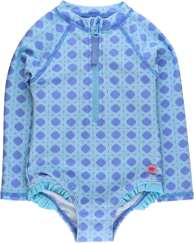 Vista 8 de RuffleButts® - Traje de baño de una pieza con protección anti-brotes para bebés y niñas, protección solar UPF 50+ 80% Nylon 20% Spandex, Hipster