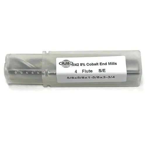 Vista 3 de CME cobalto molino de extremo, 1/2" x 1-1/4" x 3-1/4", 1/2" Shk, 4 Fl, 5