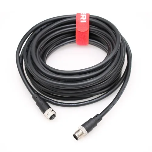 Vista 11 de M12 - Conector de sensor hembra de 8 pines para volar Cable de protección eléctrica impermeable para aplicaciones de automatización