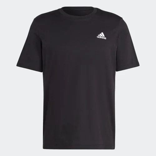 Vista 5 de Adidas Camiseta con logotipo pequeño bordado para hombre Essentials