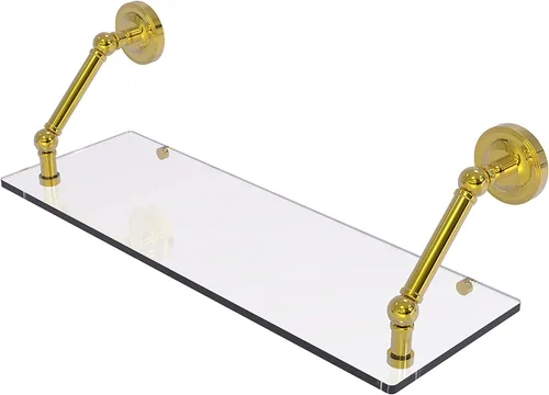 Vista 9 de Allied Brass PR-1/22-ORB Pr - Estante de vidrio con bordes biselados de 1 pulgada, 22 pulgadas, bronce aceitado
