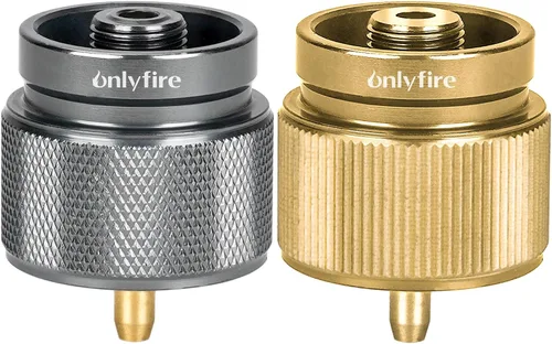 Vista 10 de Adaptador de gas propano de 1 LB para estufa de camping, estufa de mochilero, GS316 Backpacking Stove Convertor, Input EN417 Lindal Valve Output