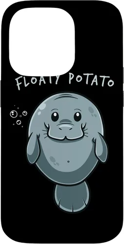 Vista 17 de Flaoty Potato Manatee Funny Manati Manatee Chubby Mermaid Case for iPhone 17