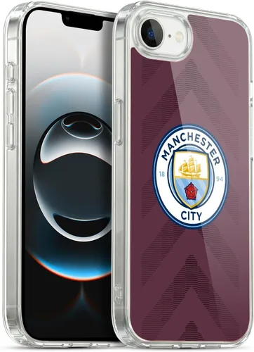 Vista 20 de Head Case Designs Funda de gel con licencia oficial del Manchester City Man City FC Away 2022/23 [protección de grado militar] compatible con Apple